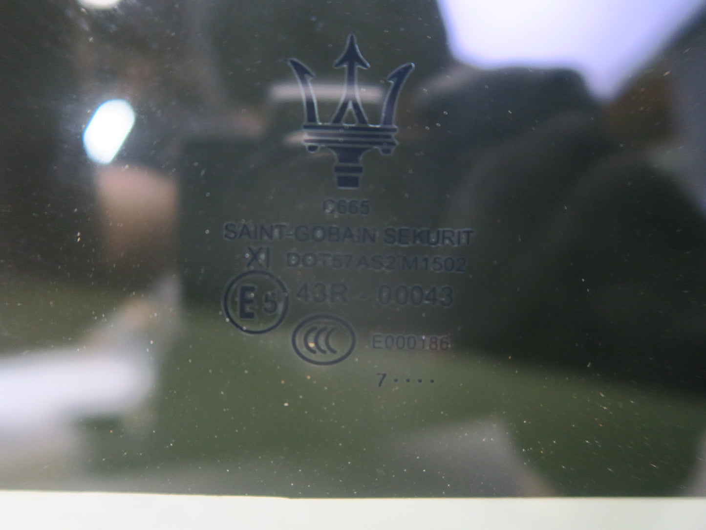 2014-2021 Maserati Quattroporte M156 Rear Left Driver Side Door Glass Window
