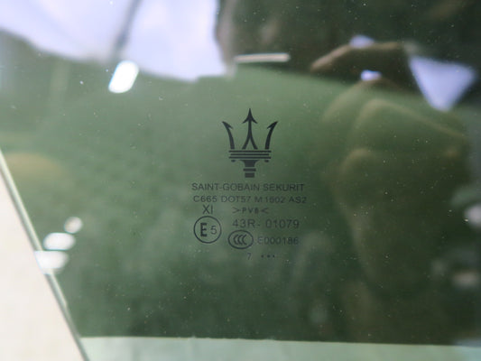 2014-2021 Maserati Quattroporte M156 Front Right Pass Side Door Glass Window