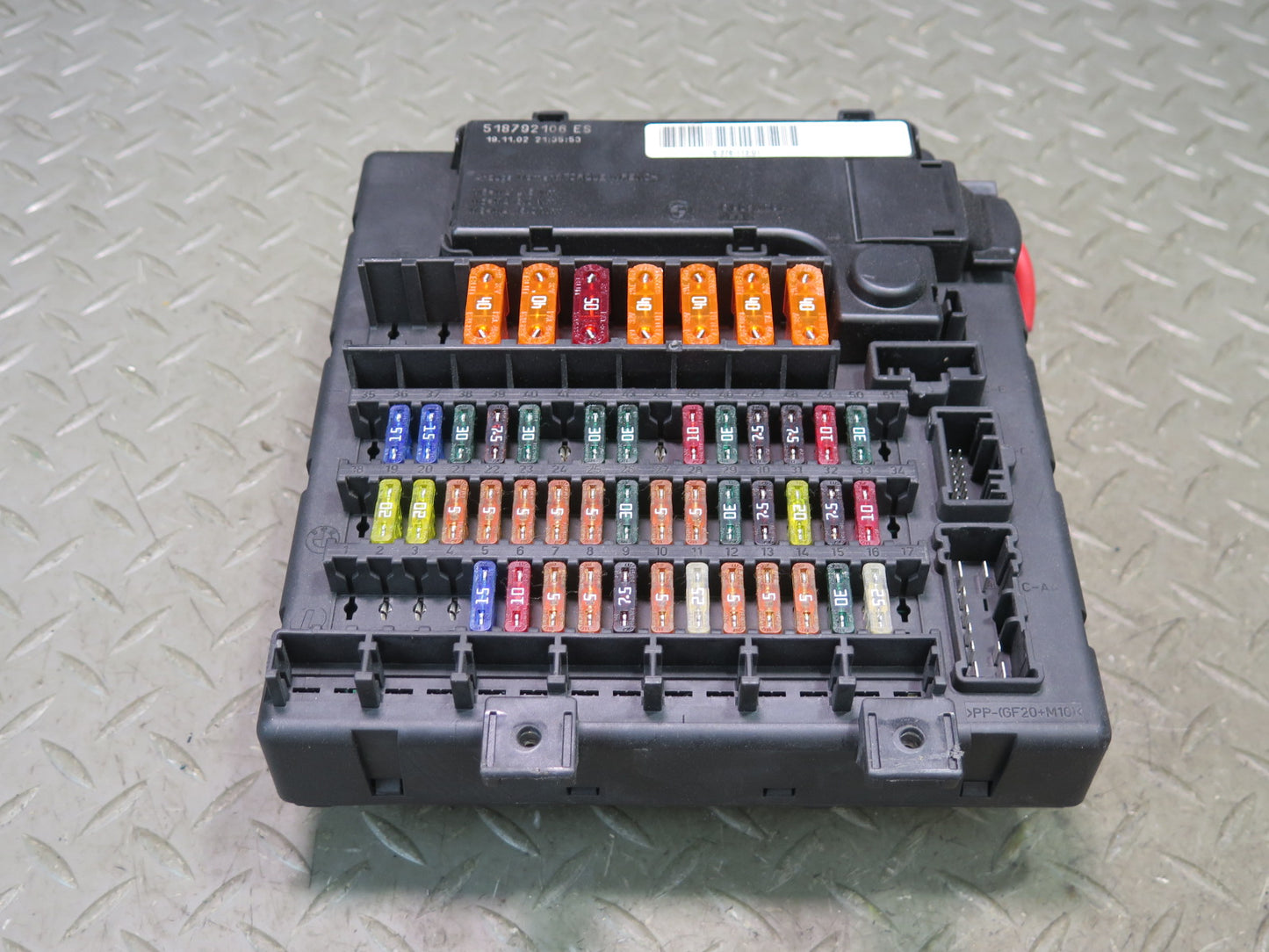 03-08 BMW E85 Z4 Dash Fuse Relay Box Module 8378113 OEM