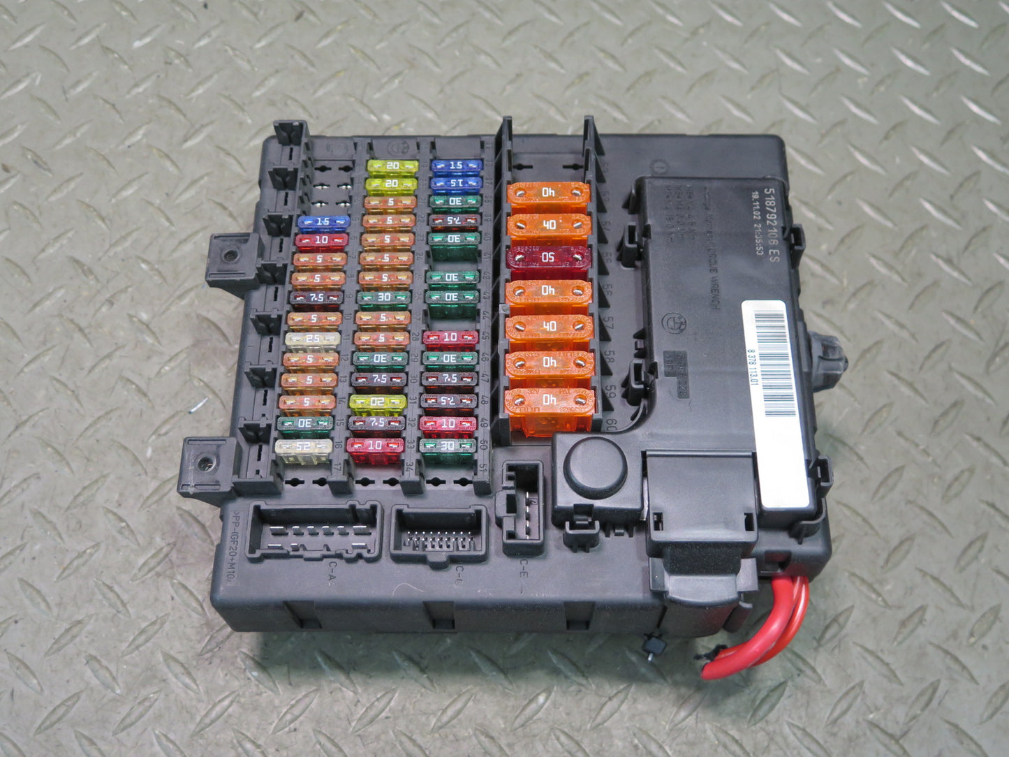 03-08 BMW E85 Z4 Dash Fuse Relay Box Module 8378113 OEM
