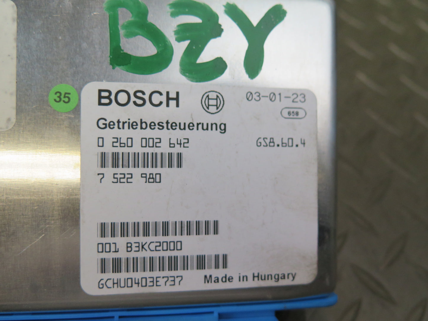 03-05 BMW E85 Z4 Transmission Control Module Unit TCM TCU 7522980 OEM