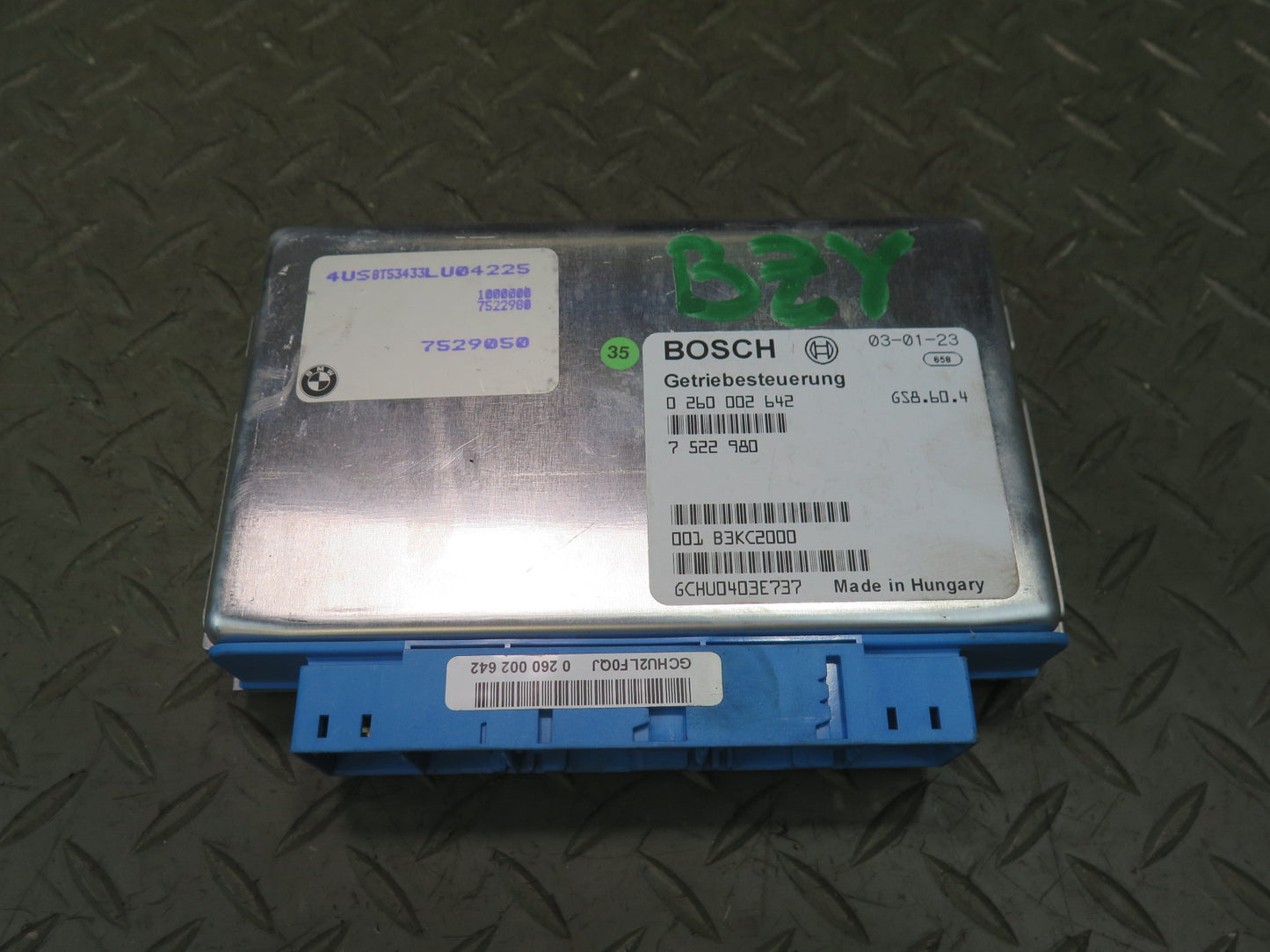 03-05 BMW E85 Z4 Transmission Control Module Unit TCM TCU 7522980 OEM