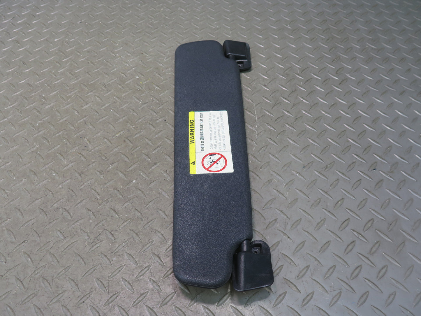 03-08 BMW E85 Z4 Convertible Set of 2 Front Left & Right Sun Visor Black OEM