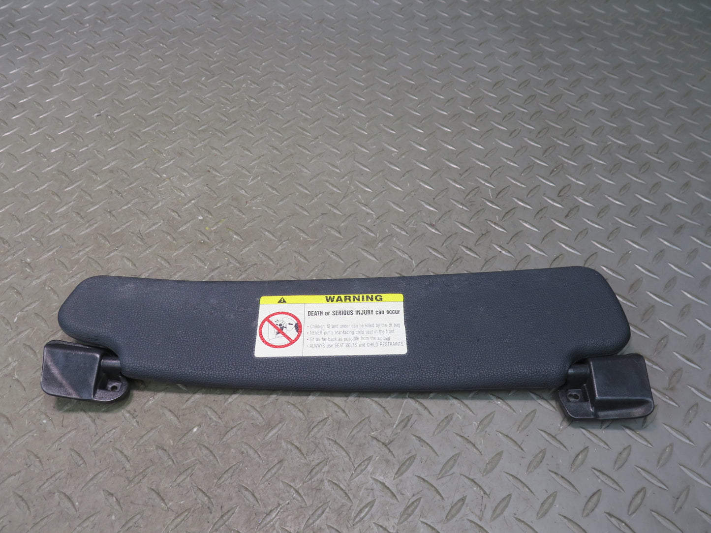 03-08 BMW E85 Z4 Convertible Set of 2 Front Left & Right Sun Visor Black OEM