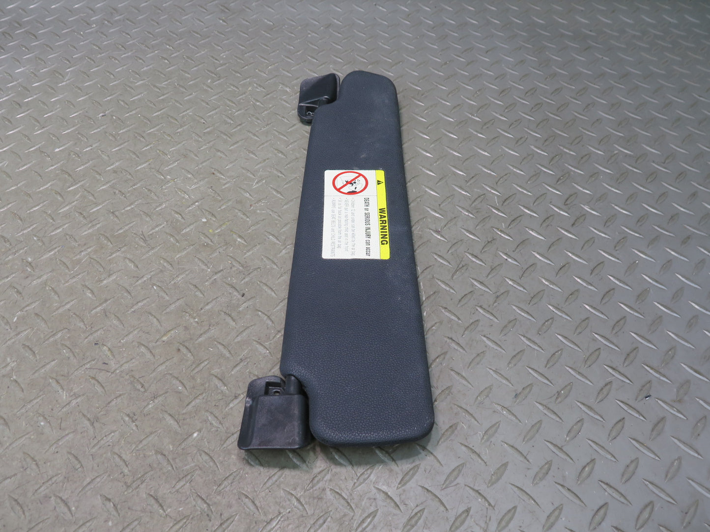 03-08 BMW E85 Z4 Convertible Set of 2 Front Left & Right Sun Visor Black OEM