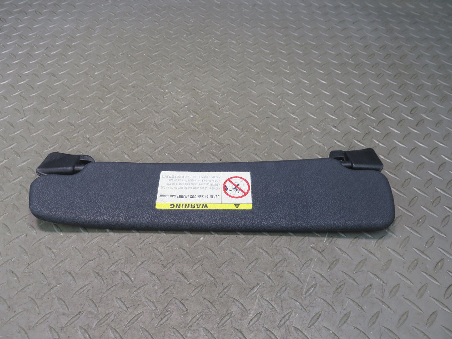 03-08 BMW E85 Z4 Convertible Set of 2 Front Left & Right Sun Visor Black OEM