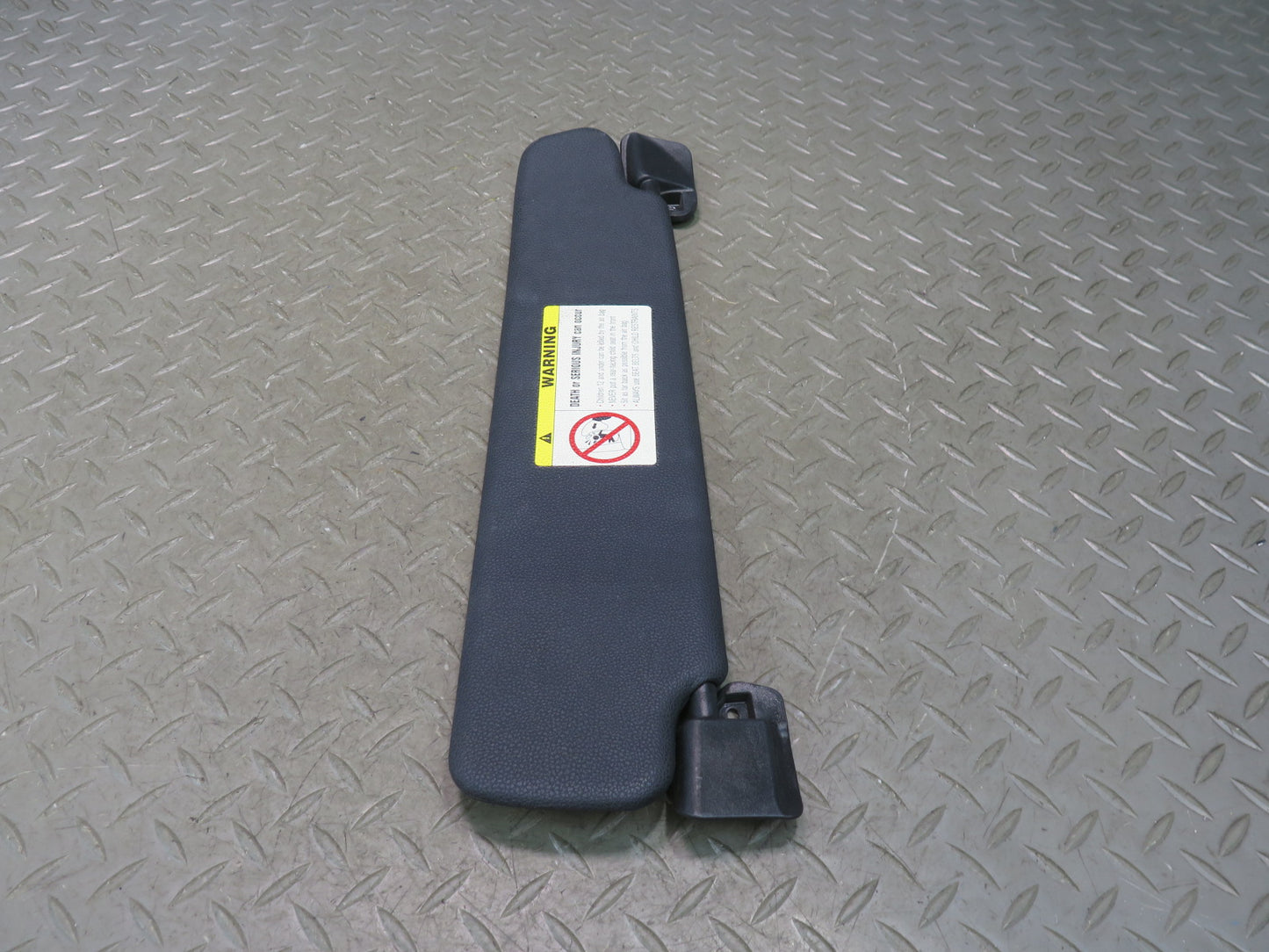 03-08 BMW E85 Z4 Convertible Set of 2 Front Left & Right Sun Visor Black OEM