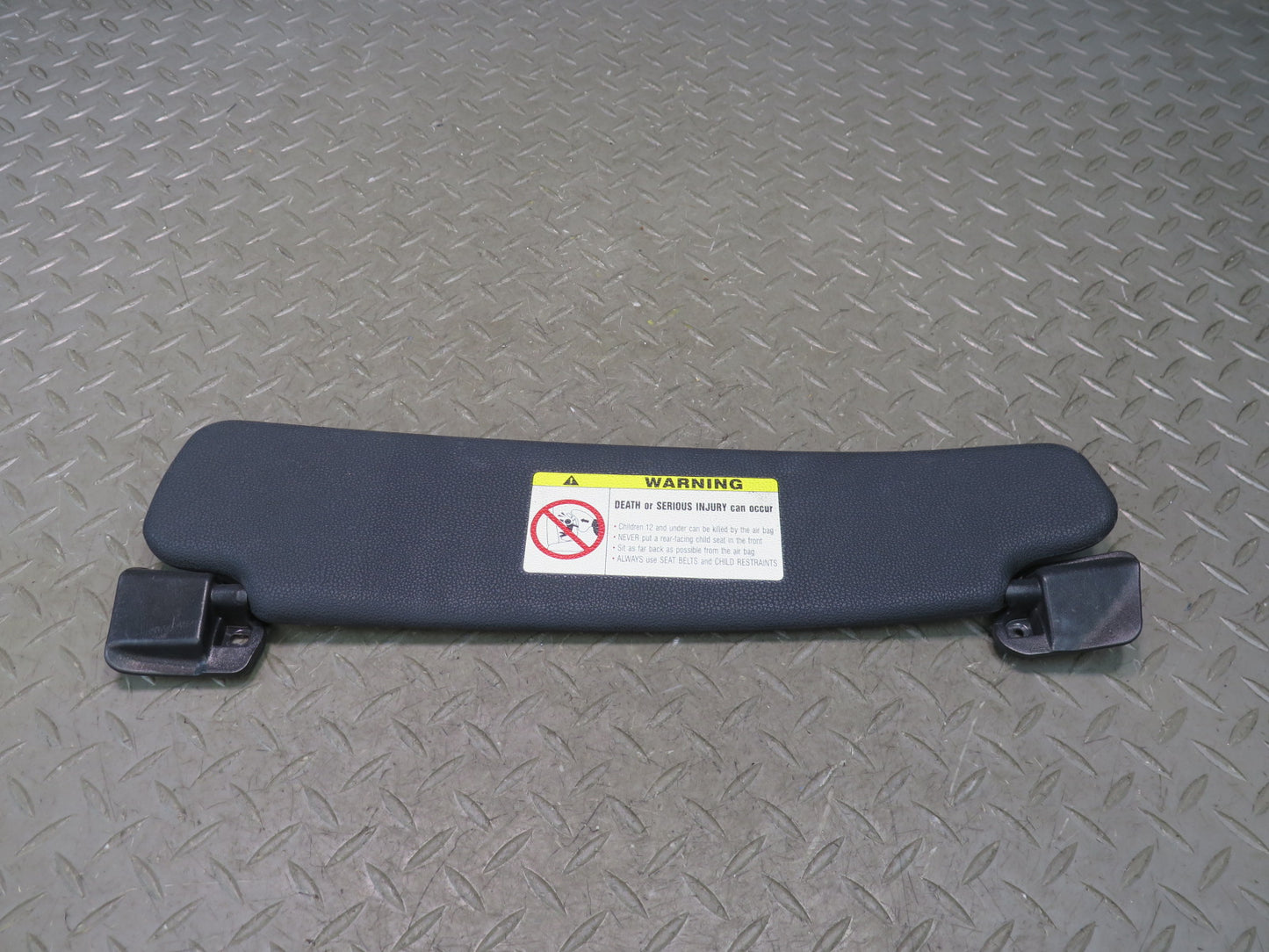 03-08 BMW E85 Z4 Convertible Set of 2 Front Left & Right Sun Visor Black OEM