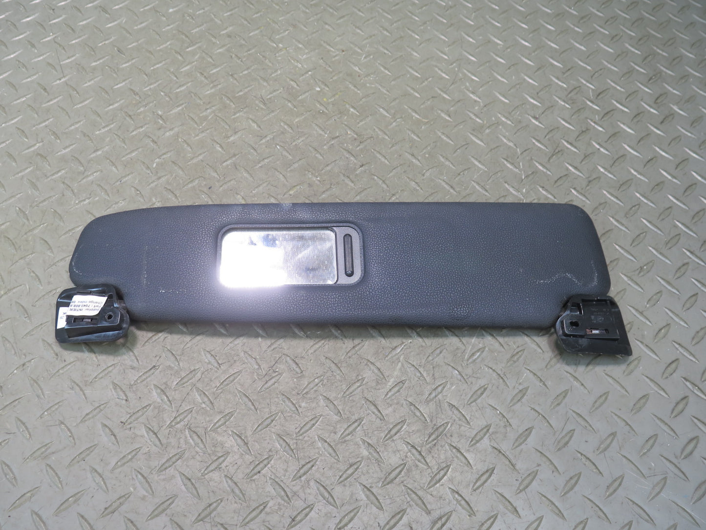 03-08 BMW E85 Z4 Convertible Set of 2 Front Left & Right Sun Visor Black OEM