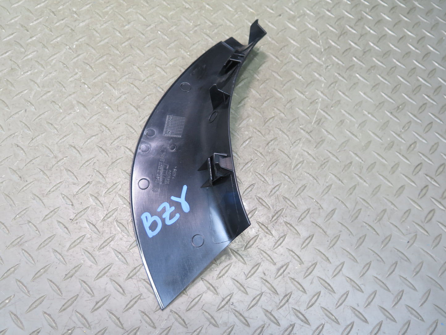 03-08 BMW E85 Z4 Set of 2 Interior B Pillar Lower Door Sill Trim Panel Black OEM