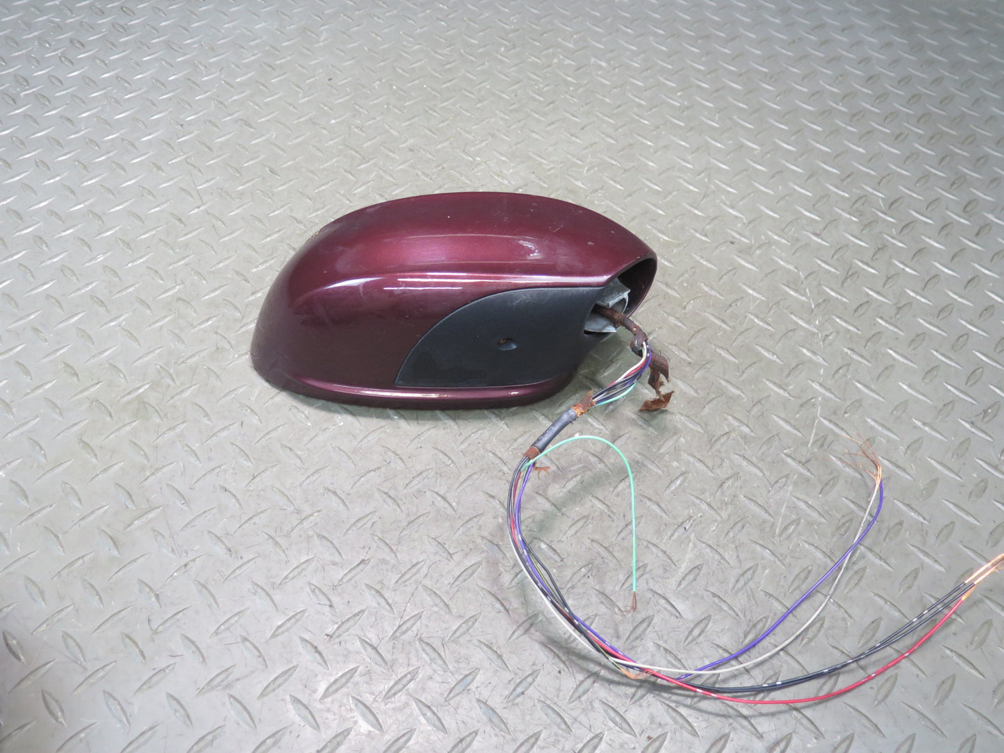 03-08 BMW E85 Z4 Right Door Exterior Auto Dimm Side View Mirror Damaged