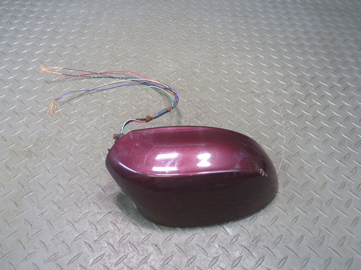 03-08 BMW E85 Z4 Right Door Exterior Auto Dimm Side View Mirror Damaged