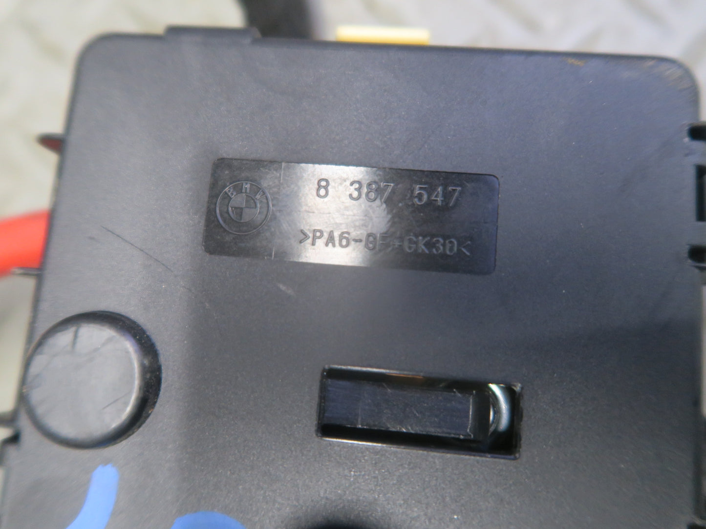 03-05 BMW E85 Z4 M54 Positive & Negative Battery Cable w Terminal & Fuse Set OEM