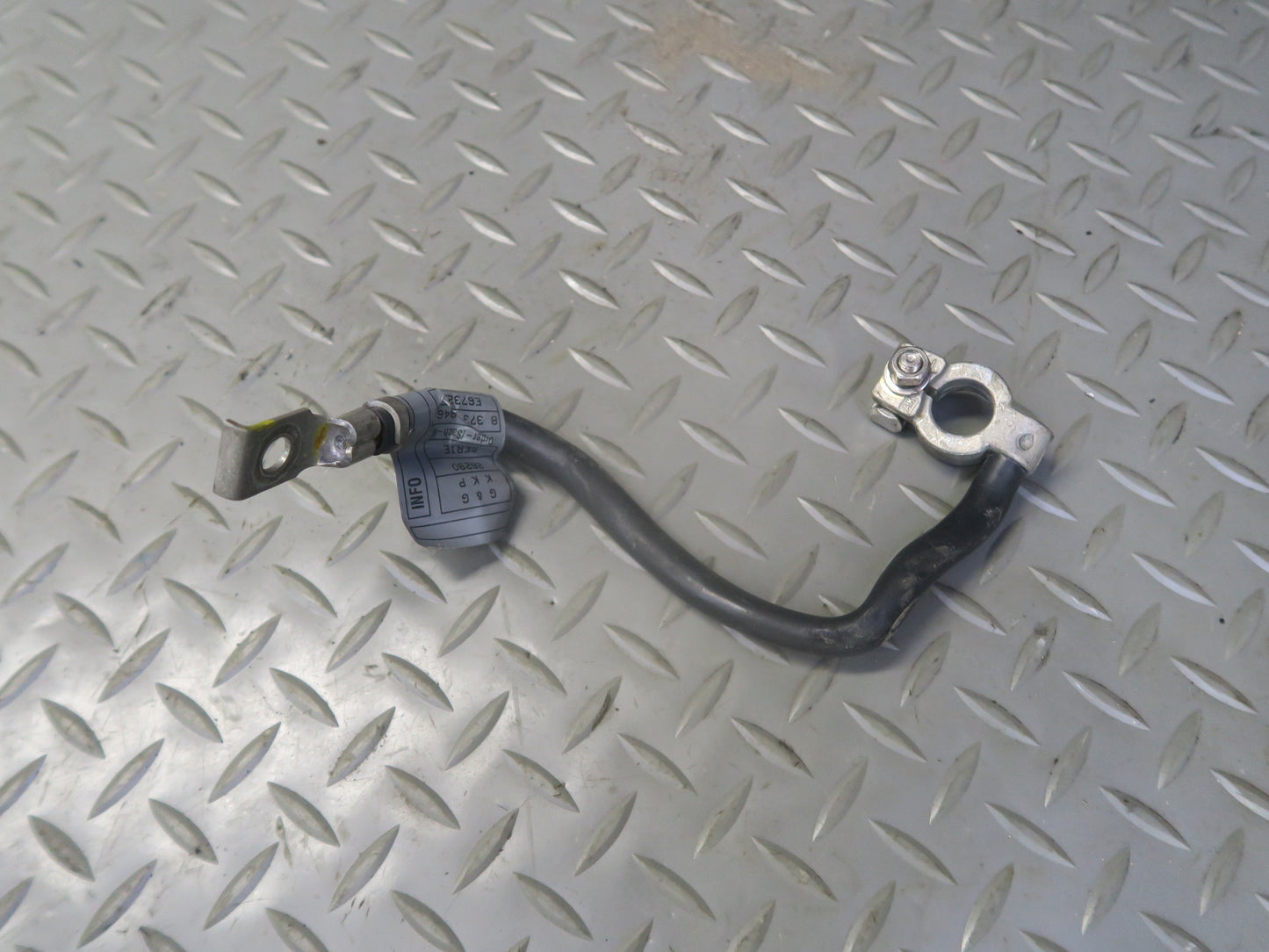 03-05 BMW E85 Z4 M54 Positive & Negative Battery Cable w Terminal & Fuse Set OEM
