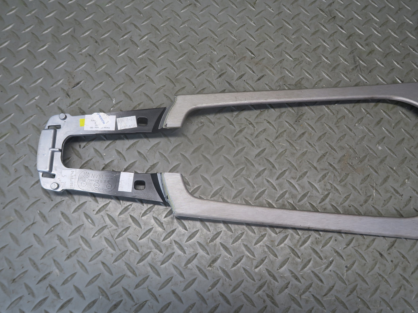 03-05 BMW E85 Z4 Set of 3 Left Right Dashboard Center Console Trim Aluminum OEM