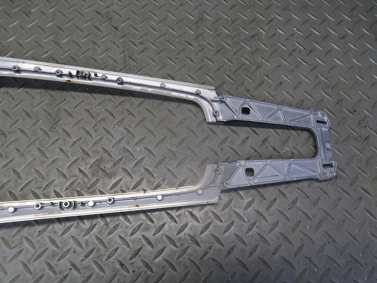 03-05 BMW E85 Z4 Set of 3 Left Right Dashboard Center Console Trim Aluminum OEM