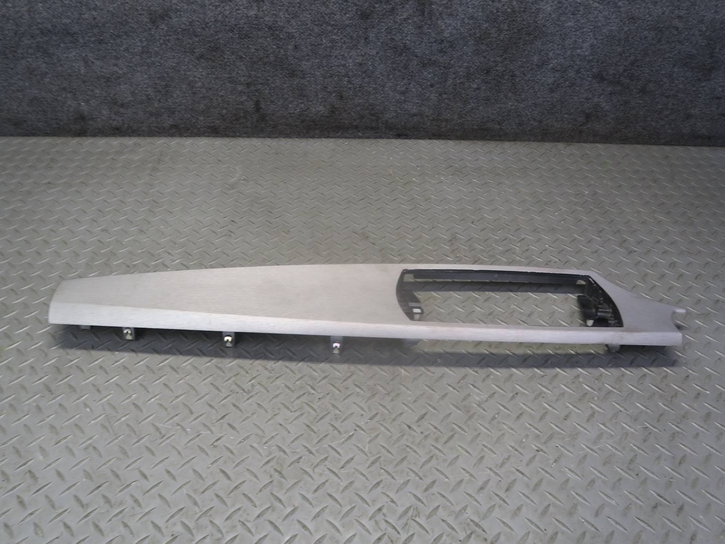03-05 BMW E85 Z4 Set of 3 Left Right Dashboard Center Console Trim Aluminum OEM