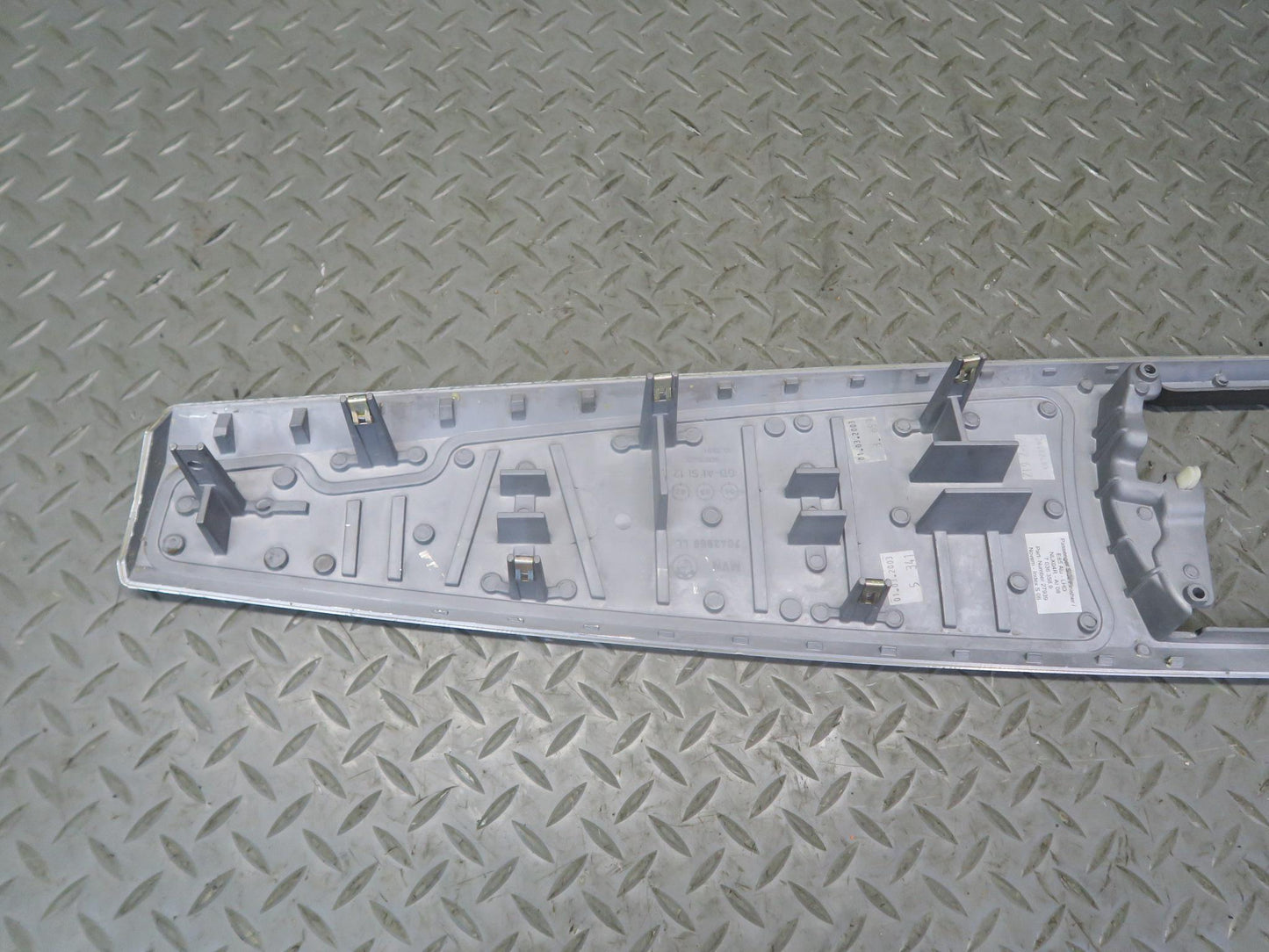 03-05 BMW E85 Z4 Set of 3 Left Right Dashboard Center Console Trim Aluminum OEM