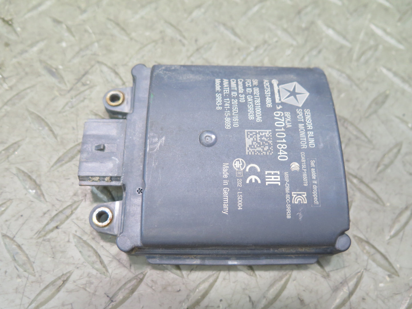 2017-2021 Maserati Quattroporte M156 Rear Blind Spot Radar Control Module Set