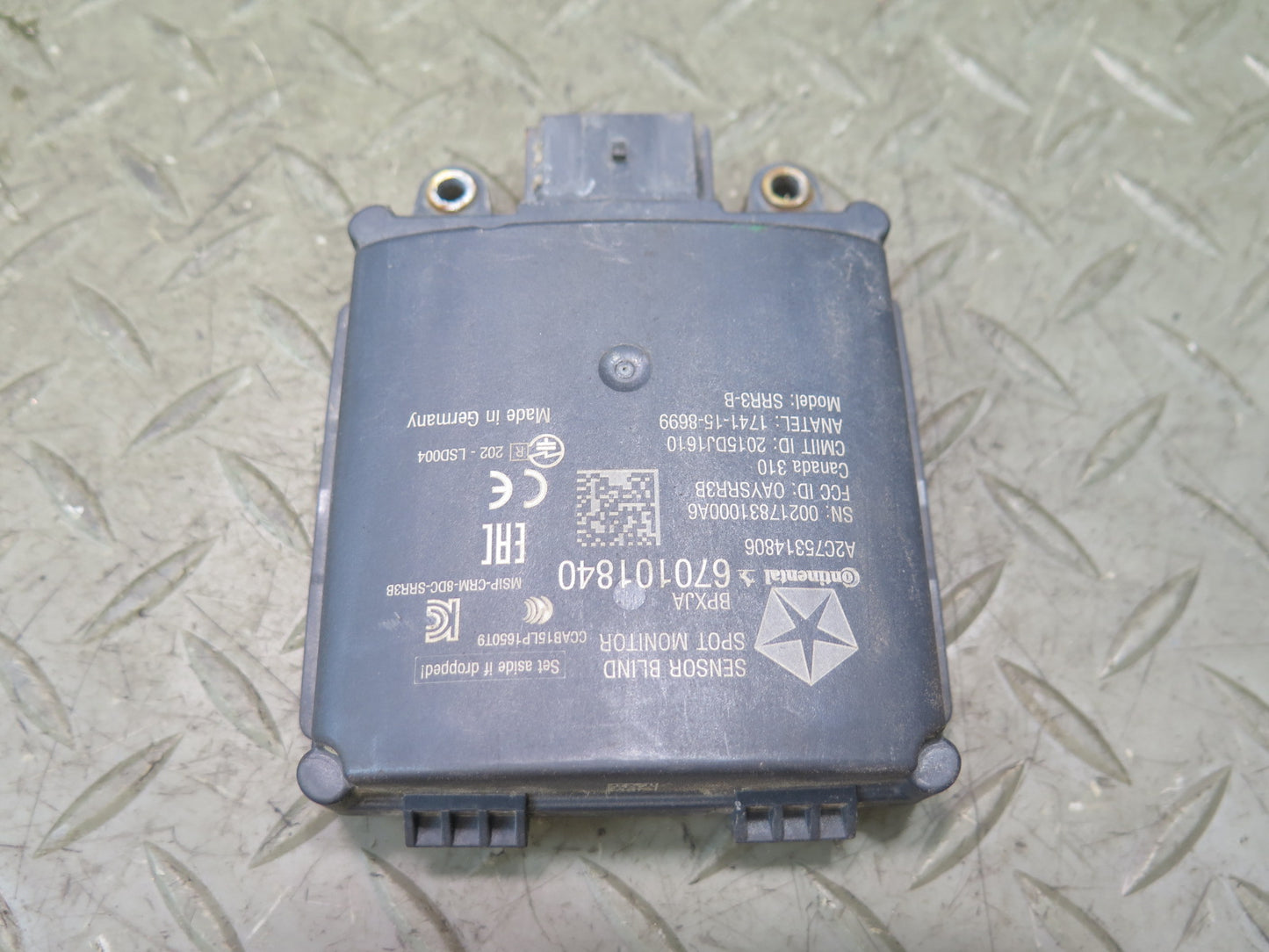 2017-2021 Maserati Quattroporte M156 Rear Blind Spot Radar Control Module Set