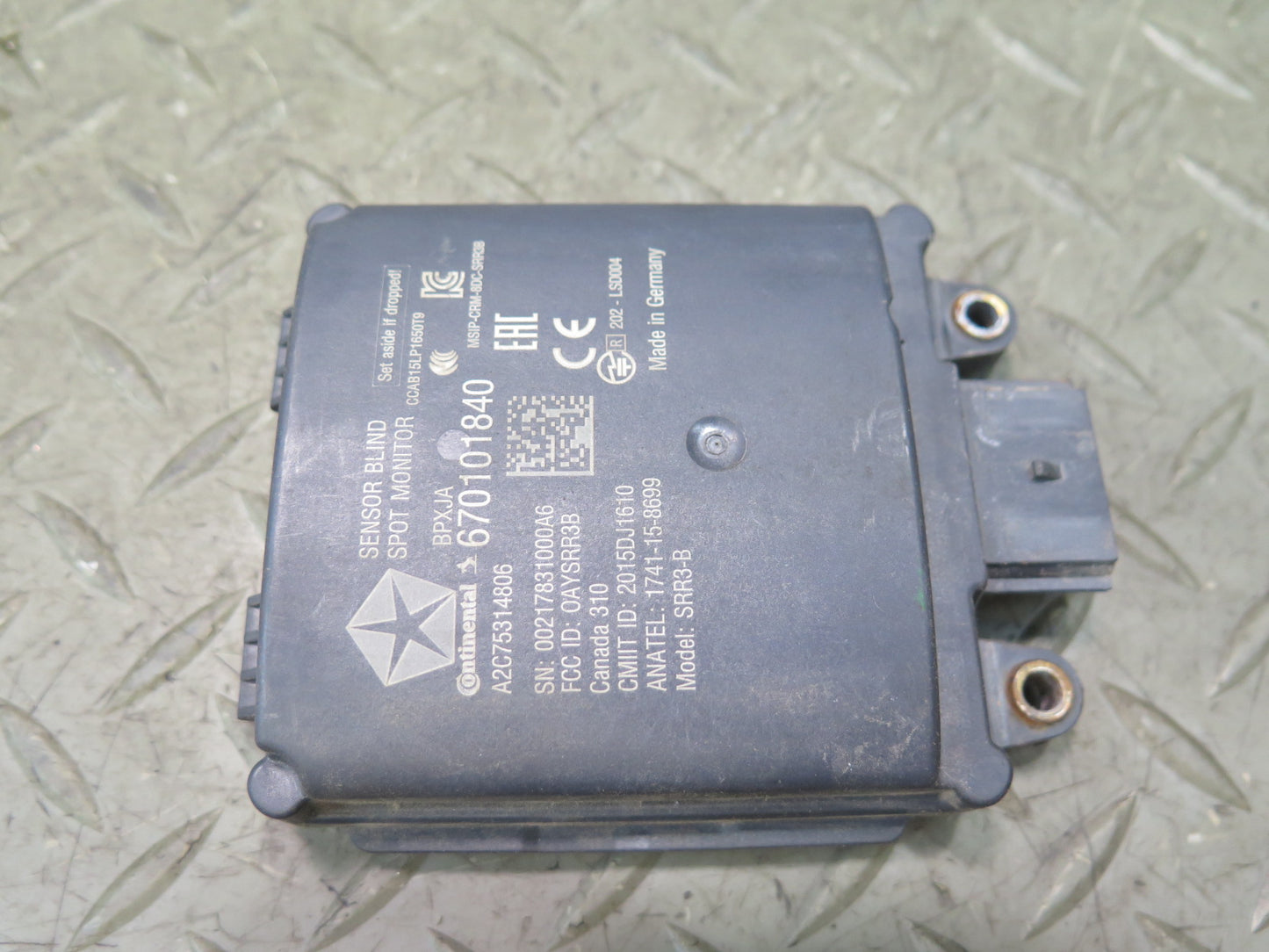 2017-2021 Maserati Quattroporte M156 Rear Blind Spot Radar Control Module Set