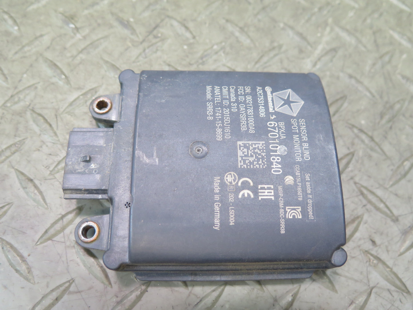 2017-2021 Maserati Quattroporte M156 Rear Blind Spot Radar Control Module Set