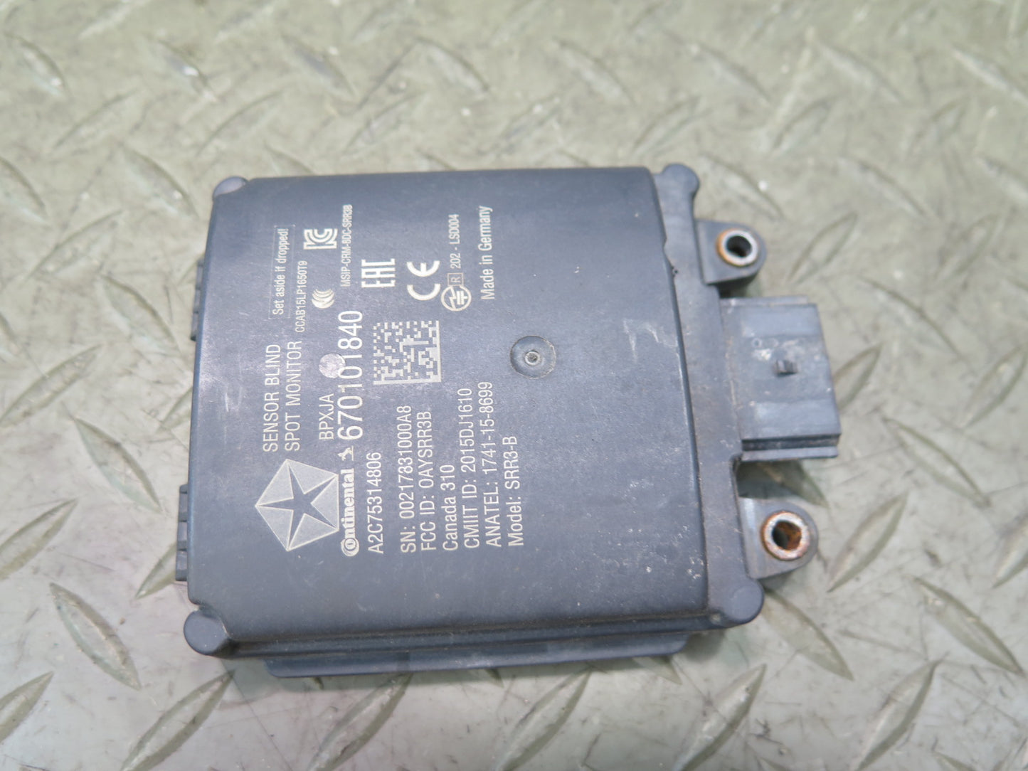 2017-2021 Maserati Quattroporte M156 Rear Blind Spot Radar Control Module Set