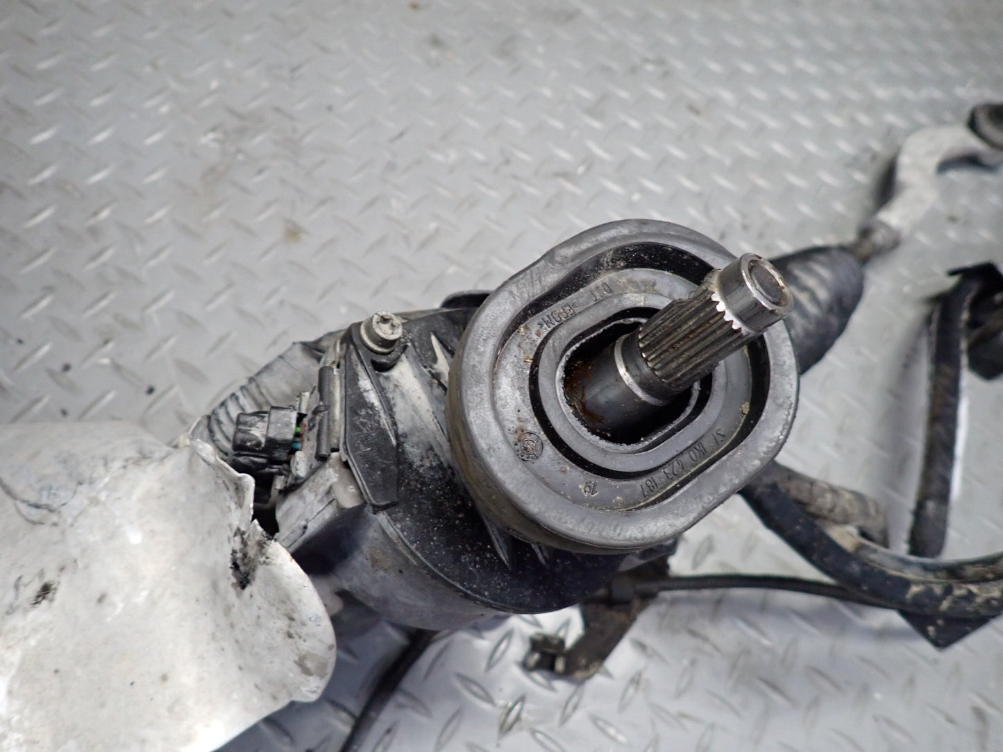 09-15 Audi TT S 8J Quattro Power Steering Rack AND Pinion 116K Miles OEM