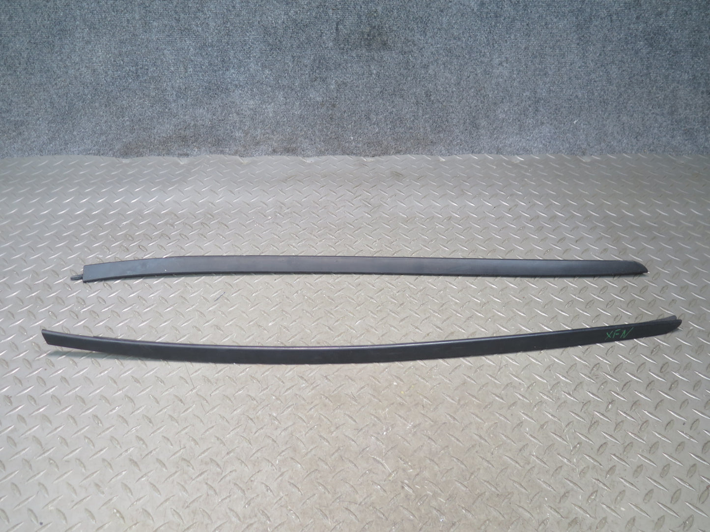 2014-2018 BMW F15 X5 Front Windshield A Pillar Exterior Trim Drip Molding Set