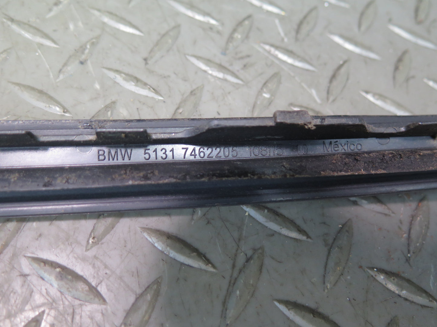 2014-2018 BMW F15 X5 Front Windshield A Pillar Exterior Trim Drip Molding Set