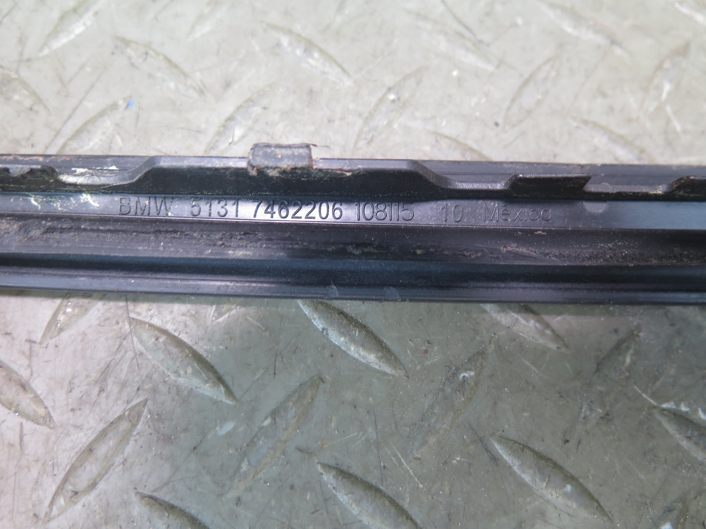 2014-2018 BMW F15 X5 Front Windshield A Pillar Exterior Trim Drip Molding Set