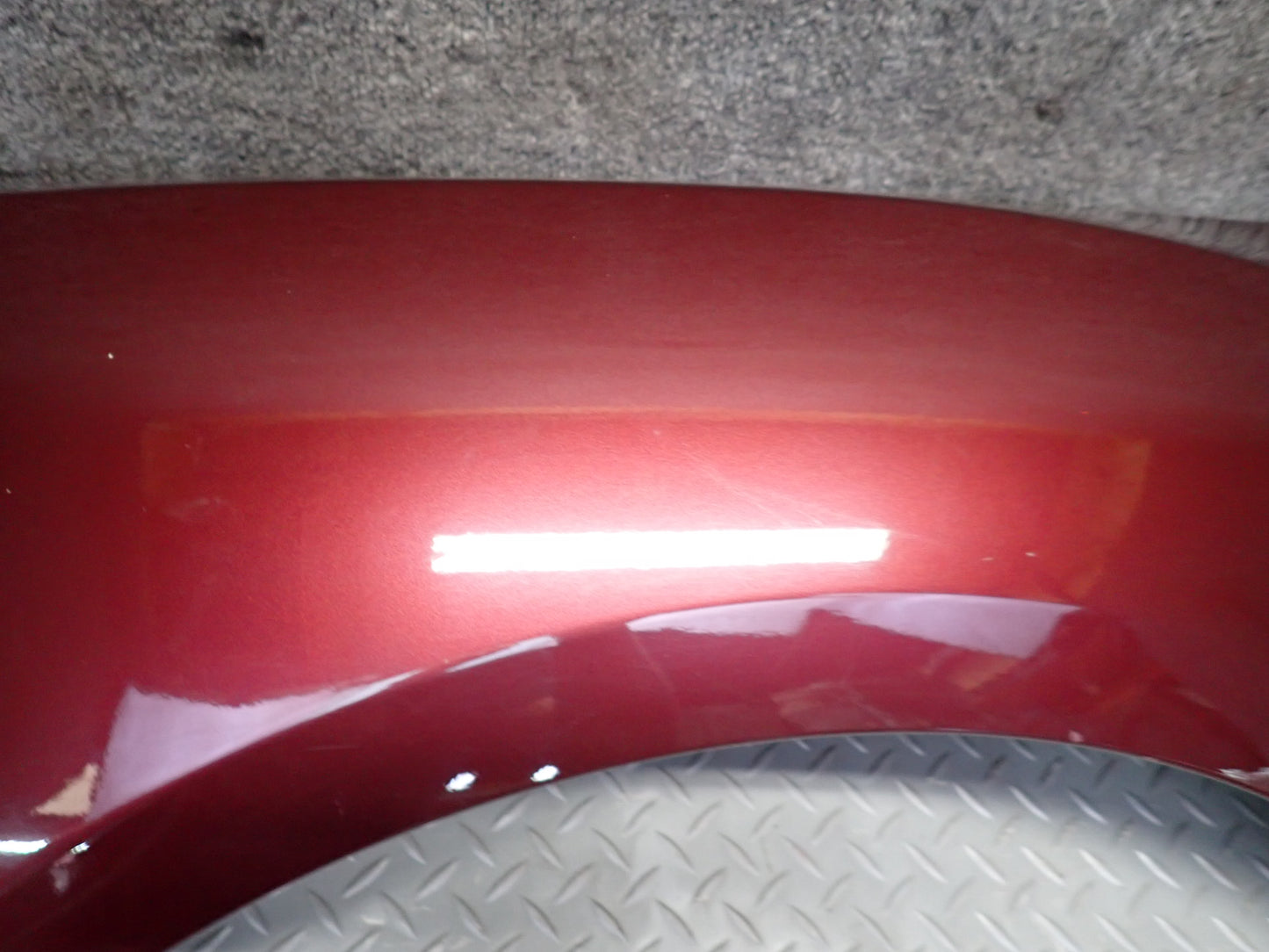 03-08 BMW E85 Z4 Rear Right Quarter Fender Shell Cover Panel Merlot RED OEM