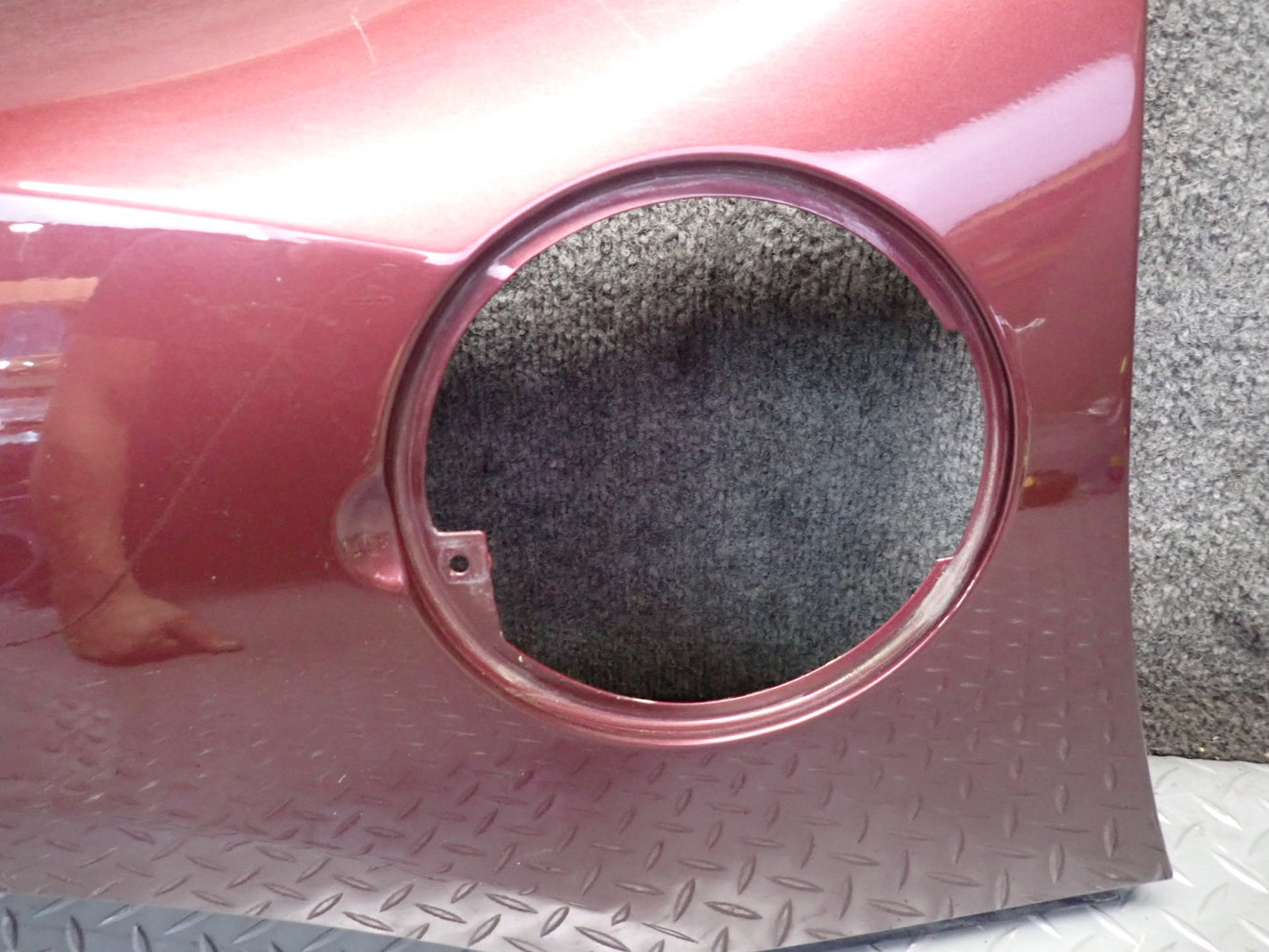03-08 BMW E85 Z4 Rear Right Quarter Fender Shell Cover Panel Merlot RED OEM