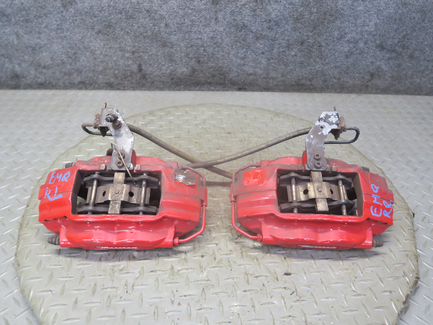 14-21 Maserati Quattroporte SQ4 M156 Rear Left & Right Brembo Brake Caliper Set