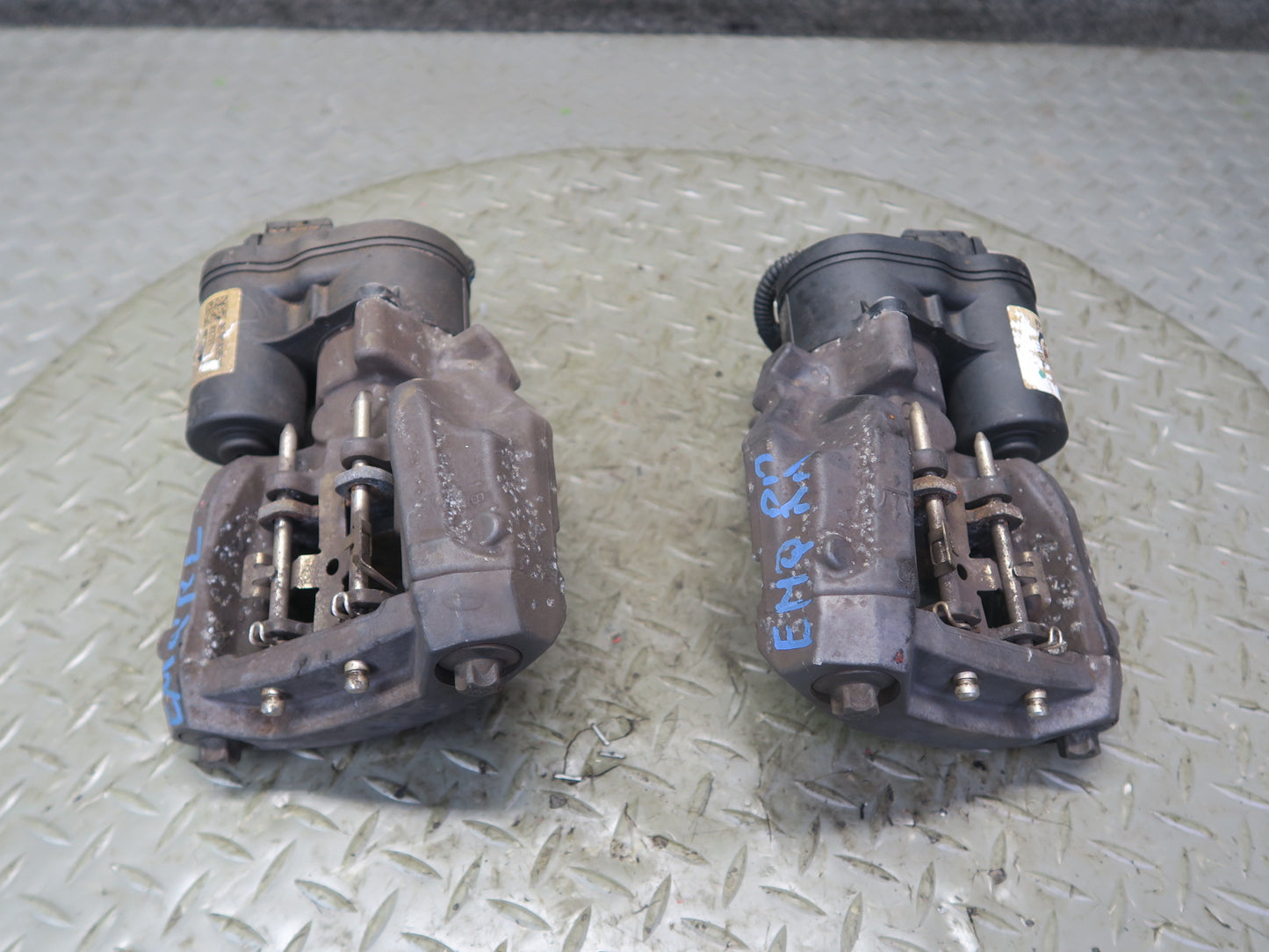 14-21 Maserati Quattroporte SQ4 M156 Rear Left & Right Parking Brake Caliper Set