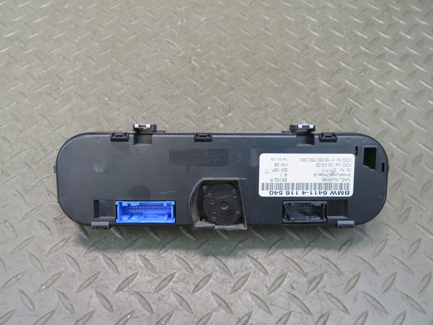 2003 BMW E85 Z4 A/C Heater Climate Control Switch Panel 4116540 OEM
