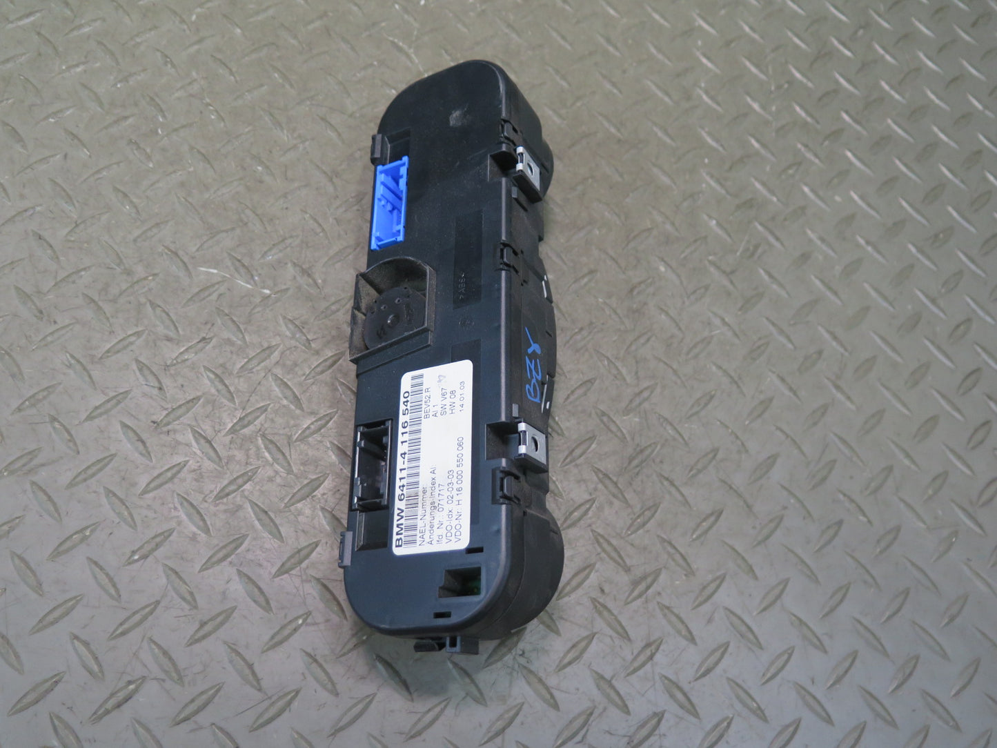 2003 BMW E85 Z4 A/C Heater Climate Control Switch Panel 4116540 OEM