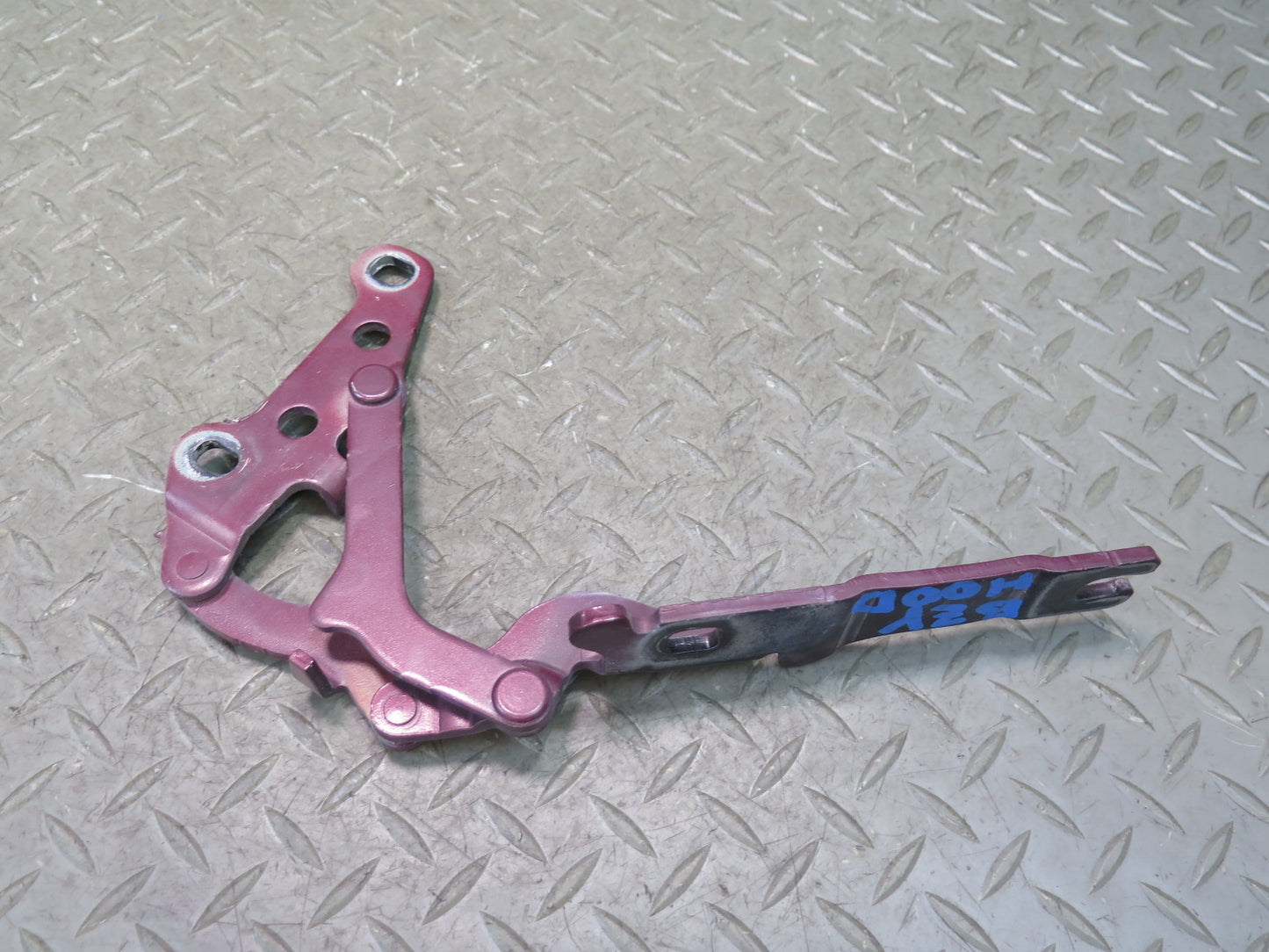 03-08 BMW E86 E85 Z4 Set of 2 Front Left & Right Hood Bonnet Hinge RED OEM