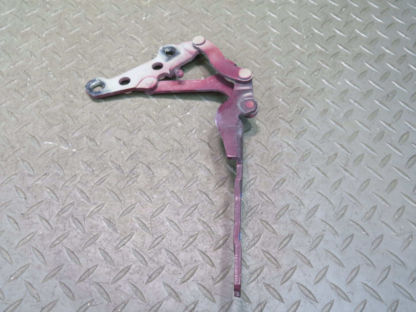 03-08 BMW E86 E85 Z4 Set of 2 Front Left & Right Hood Bonnet Hinge RED OEM