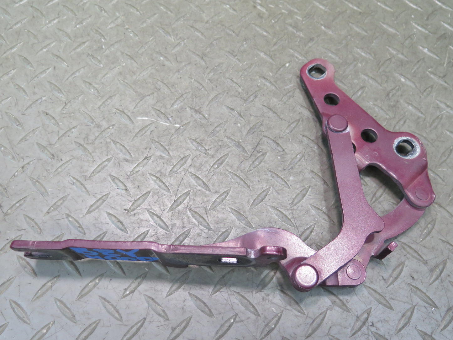 03-08 BMW E86 E85 Z4 Set of 2 Front Left & Right Hood Bonnet Hinge RED OEM