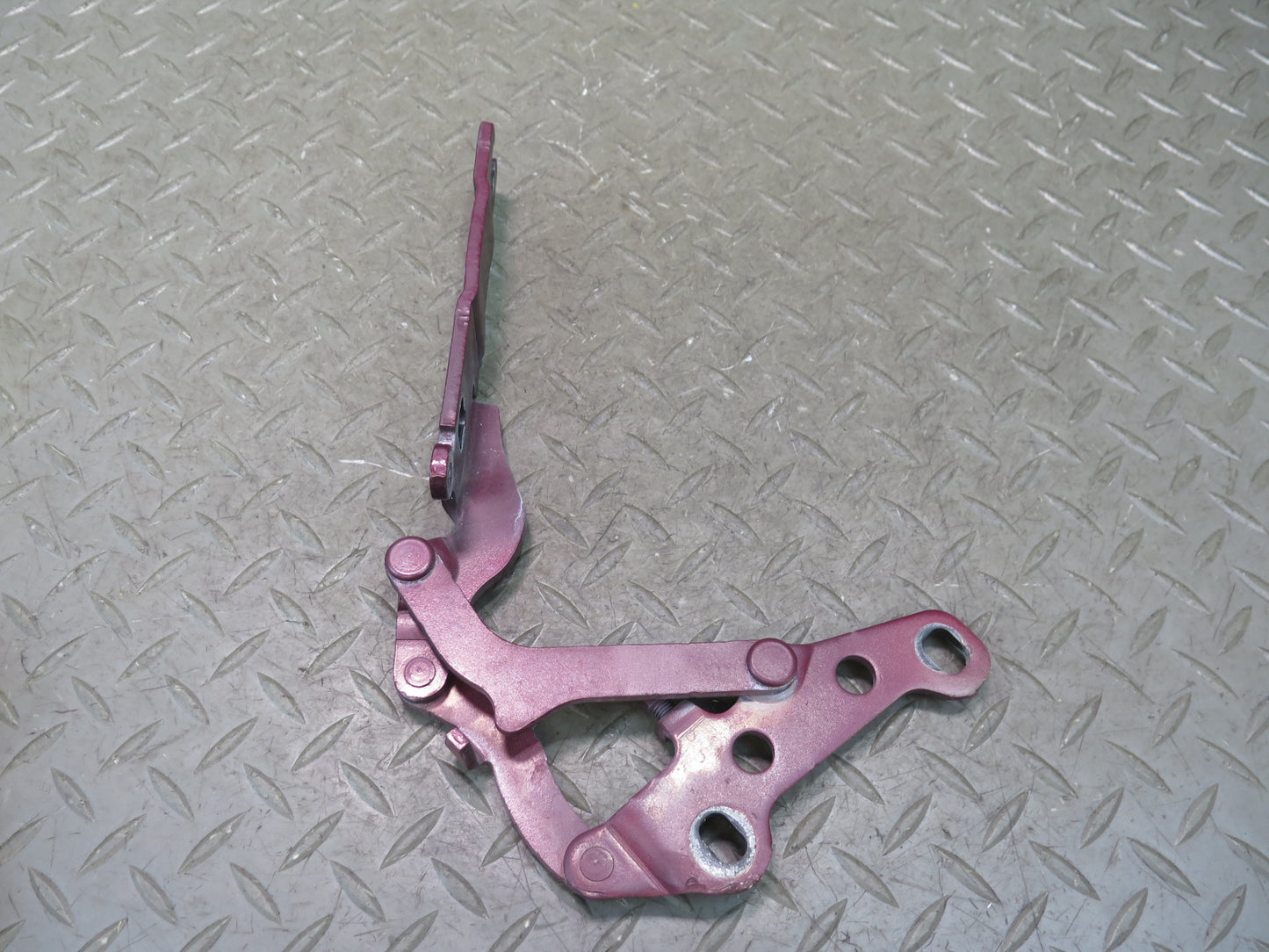 03-08 BMW E86 E85 Z4 Set of 2 Front Left & Right Hood Bonnet Hinge RED OEM