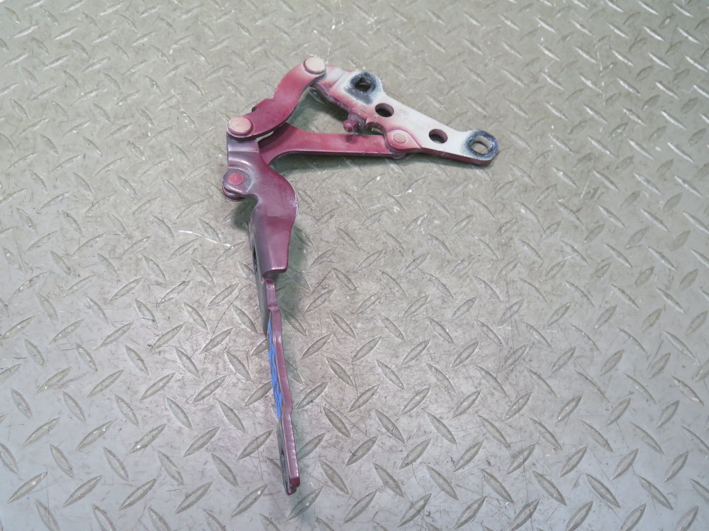 03-08 BMW E86 E85 Z4 Set of 2 Front Left & Right Hood Bonnet Hinge RED OEM