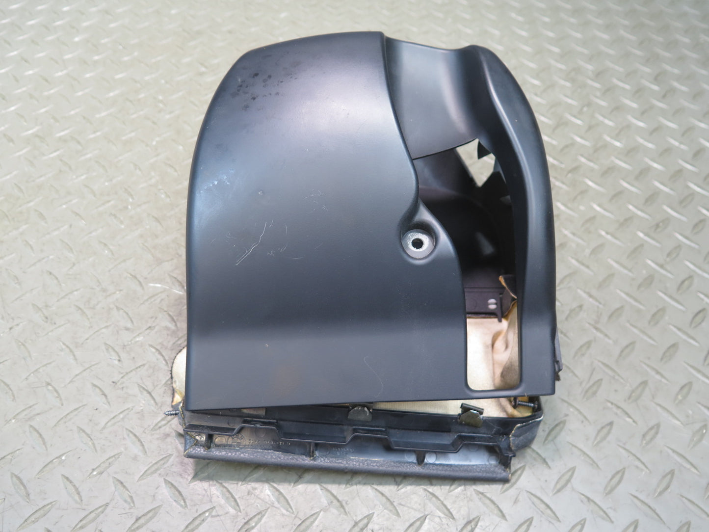 03-08 BMW E85 Z4 Steering Column Upper & Lower Trim Cover Panel Black OEM