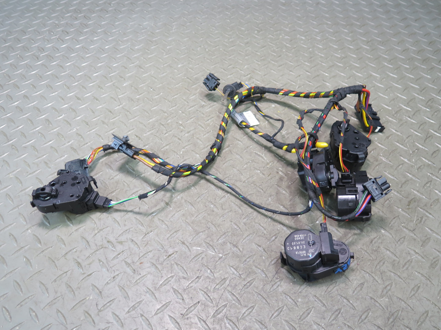 03-08 BMW E86 E85 Z4 A/C Heater Flap Door Actuator Motor w Wiring Set OEM