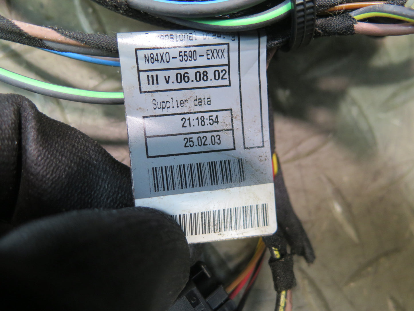 03-08 BMW E85 Z4 Convertible TOP Roof Hydraulic Pump Hose Wire Cable Set OEM