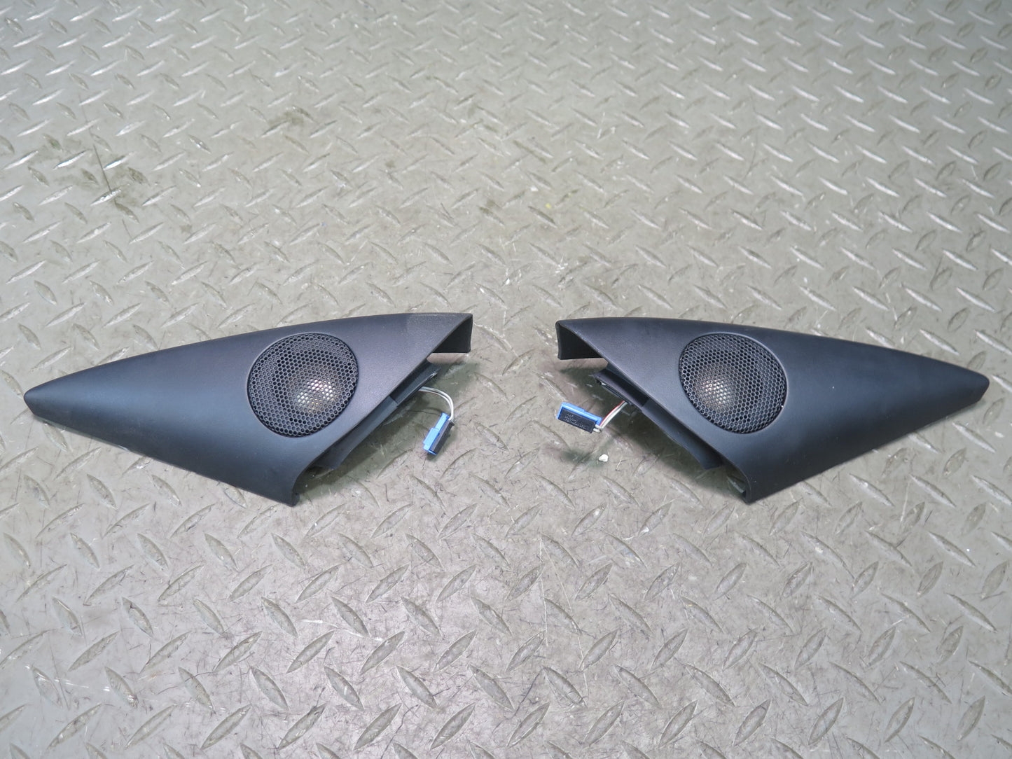 03-08 BMW E85 Z4 Set of 2 Left & Right TOP Hi-fi Door Tweeter Speaker w Trim OEM