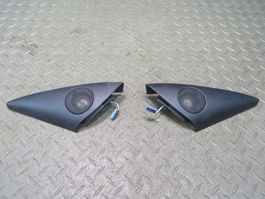 03-08 BMW E85 Z4 Set of 2 Left & Right TOP Hi-fi Door Tweeter Speaker w Trim OEM