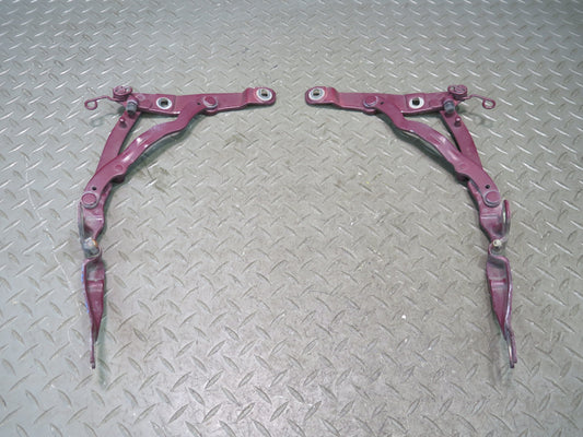 03-08 BMW E85 Z4 Set of 2 Rear Left & Right Trunk Hinge Merlot RED 78K OEM