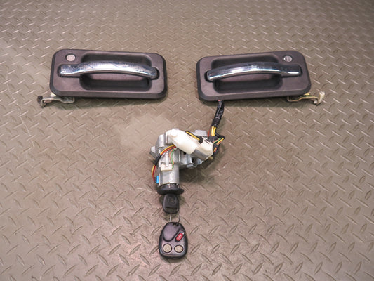2003-2007 Hummer H2 Front Left & Right Door Handle Ignition Switch KEY Set