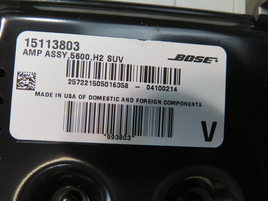 2004-2007 Hummer H2 Bose Radio Audio Amplifier AMP 15113803